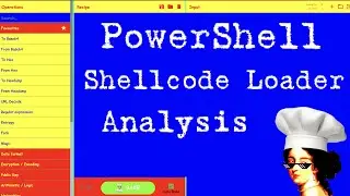 Using CyberChef To Automatically Extract Shellcode from PowerShell Loader [Twitch Clip]