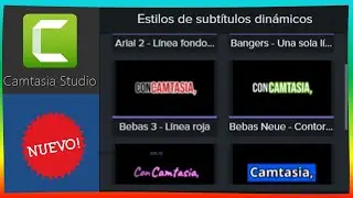 Cómo Crear Subtítulos Dinámicos Y Automáticos en #camtasia 👉 Con Inteligencia Artificial 🆕