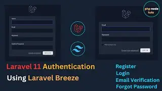 🤨Laravel 11 Authentication using Laravel Breeze | Laravel 11 Authentication  | Laravel 11 Auth