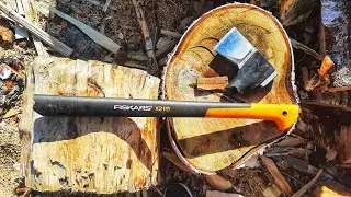 Fiskars имеет свойство ломаться. Не прошёл испытания колдырей. Сломали Fiskars x21