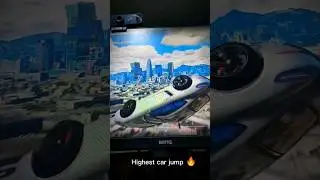 Highest car jump in GTA 5 🔥🔥🔥🔥🔥🔥🔥🔥🔥 #gta5 #borntoplaygames #youtubeshorts