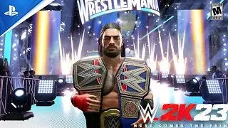 ROMAN REINGS 2024 FULL ENTRANCE W/PAUL HEYMAN | WRESTLEMANIA 33 ARENA MOD | WWE2K24 CONCEPT 🕊️