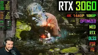 RTX 3060 - Black Myth: Wukong - Optimized Settings, RT, DLSS, FSR FG!