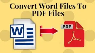 How to convert word files to pdf files? doc to pdf converter