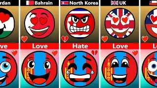 Some Countries That Hate And Love Mongolia | Epic Countryballs |