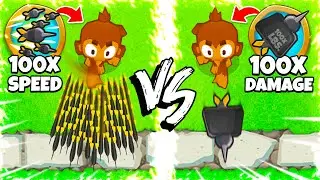 100x Damage vs 100x Attack Speed in BTD 6