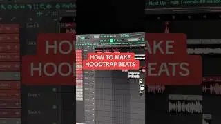 How To Make Hood Trap Beats in FL Studio 🔥 # shorts