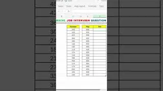 Excel Tips: Ace any Excel Job Interview with this Top Question! #exceltips #shorts #exceltutorial