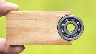 Bright Idea with Bearing and Wood!