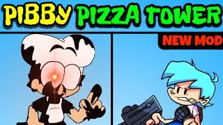 Friday Night Funkin VS Pibby Pizza Tower - Pizza Time | Pibby Peppino  (FNF/Pibby/New)