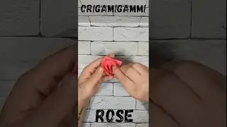 🌺Оригами РОЗА из бумаги A4🌺Origami ROSE made of A4 paper 🌺