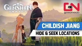 Childish Jiang Hide & Seek Locations - Genshin Impact A Little Game Quest Guide