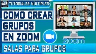 Como Crear Grupos En Zoom | Crear Salas Para Grupos Pequeños en ZOOM