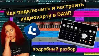 Подключить и настроить звуковую карту (на примере Audient iD44 и CUBASE 12). Нативный софт аудиокарт