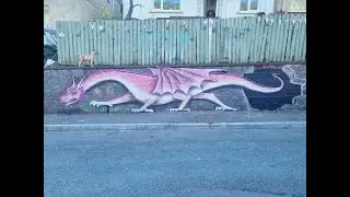 Dragon Mural Time Lapse