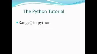 range() in python # range() in python for class 12 computer science(CBSE) # python tutorials