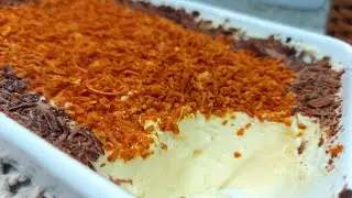 Misture CHOCOLATE no creme de leite| SEM LEITE CONDENSADO GOSTOSA E MUITO FÁCIL |