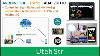 ARDUINO IDE + ESP32 + Adafruit IO | Monitoring and Controlling the ESP32 with Adafruit IO