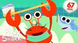 Brush Your Teeth + More | Kids Songs | Finny The Shark