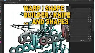 Affinity Designer 2 : How To Combine New Features With Shapes  (Shape Builder / Warp / Knife etc)