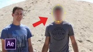 How to Blur-out a Face + Mask Tracking  // After Effects Tutorial