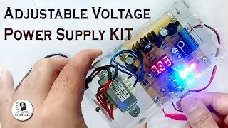 How to make Adjustable Voltage Power Supply with LM317 KIT DIY