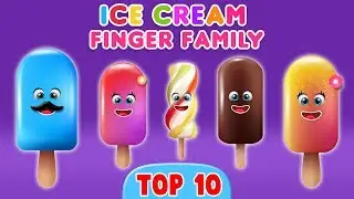 Ice Cream Finger Family Song | Daddy Finger Rhyme