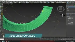 3ds Max Modeling - how to create Round Stairs using 3ds max