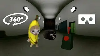 Can YOU escape BANANA CAT and MAXWELL THE CAT in GARTEN OF BANBAN 4 360° VR