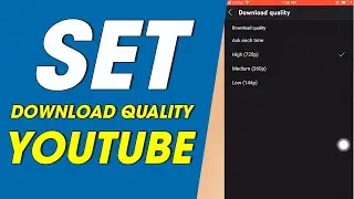 How to Set Default Youtube Video Quality