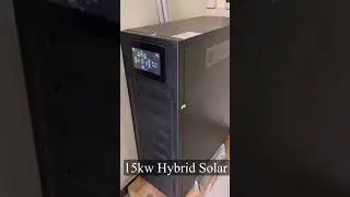 15 kw Hybrid solar system at Lake city 100 ah Lithium and Canadian Panals