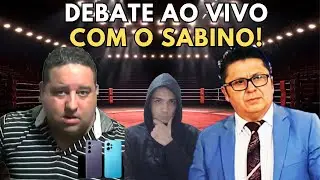 O Sabino ENTROU NA LIVE e o BICHO PEGOU! (Debate completo)