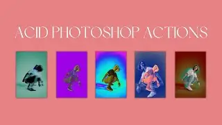 20 Acid Photoshop Actions: Transform Visuals with Vibrant Effects for Albums, Social Media