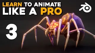 How To Animate ANY Creature With Legs in Blender in 4 EASY steps Spider Walk - Tutorial Part 3