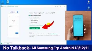 All Samsung FRP Bypass Tool | Bypass Android 11/12/13 Google Account | No Root No TalkBack