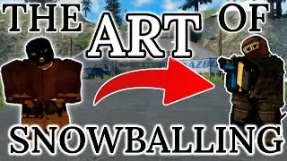 SOLO SNOWBALLING ON ROBLOX RUST | Fallen Survival