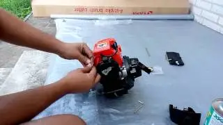 Сборка и первый запуск 4-тактной мотокосы. Часть 2