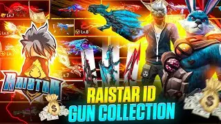 RAISTAR 2024 GUN COLLECTION 😱WORLD BEST COLLECTION - Garena Free Fire