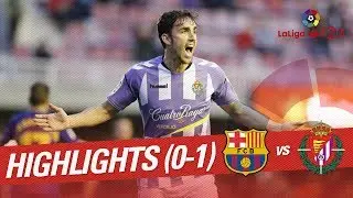 Resumen de FC Barcelona B vs Real Valladolid (0-1)