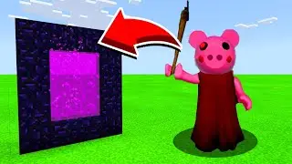 How To Make A Portal To ROBLOX PIGGY in Minecaft Pocket Edition/MCPE