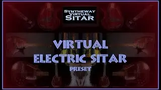 Virtual Electric Sitar: Preset from Sitargen v3 VST, VST3, Audio Unit, EXS24, KONTAKT Sample Library