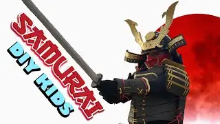 Amazing DIY SAMURAI cosplay for Beginners. (Kids and adults)