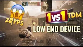 1v1 TDM with Pro Player in Low End Device | Power of Low End Device | With Enemy POV