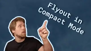 .NET MAUI: How I create a Flyout in compact mode with Shell