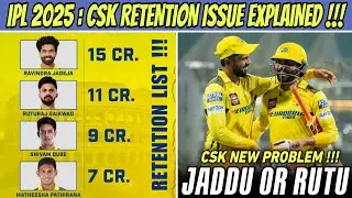 CSK Player Retention List Issue 🤯 IPL 2025 Mega Auction Update !