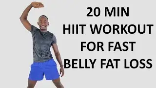 20 Minute HIIT Workout to Lose Belly Fat Fast🔥Burn 250 Calories🔥