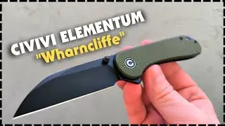 Городской EDC! Бюджетный Складной Нож Civivi Elementum Wharncliffe Nitro-V