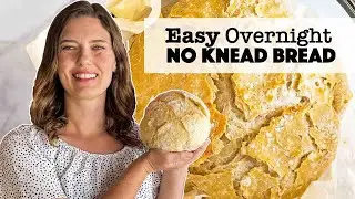 Easy Overnight No Knead Bread - No Dutch Oven Required