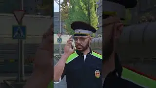 ДПС ПРОЕХАЛ ПОД КИРПИЧ (НАРУШАЕТ ПДД) В ГТА 5 (GTA 5 RMRP / Криминальная Москва)