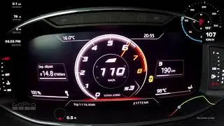 SEAT LEON CUPRA 290 DSG7 | STAGE 1 E85 | 390cv | ACCELERATION 1000m DA | 23.3.sec | Performance Box